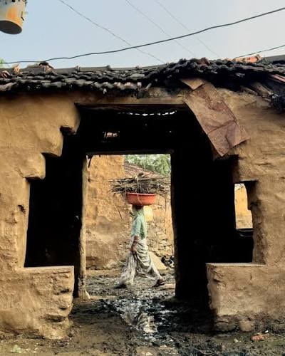 Traditional mud houses Devmali